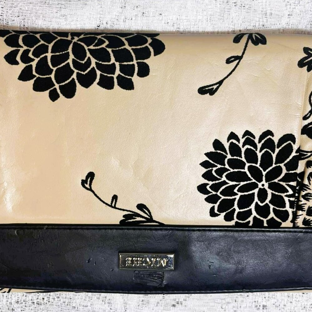 Miche Interchangeable Handbag Cover Floral Black/Cream 16x30